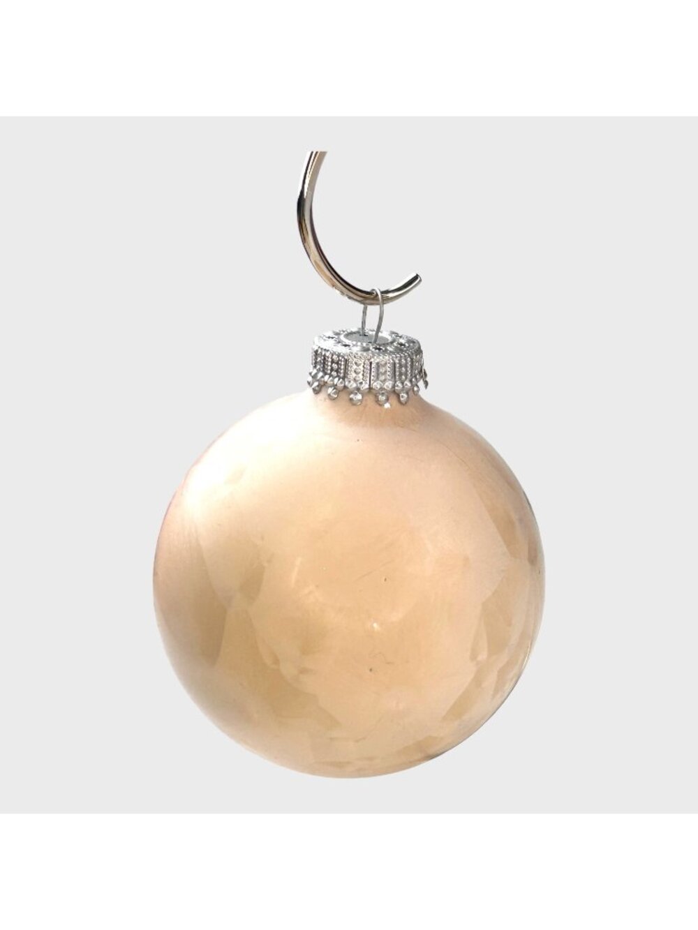 Vintage West Germany Glass Ball Ornaments Set Of 2 Hand-Painted Red & Gold Holid - Picture 4 of 9